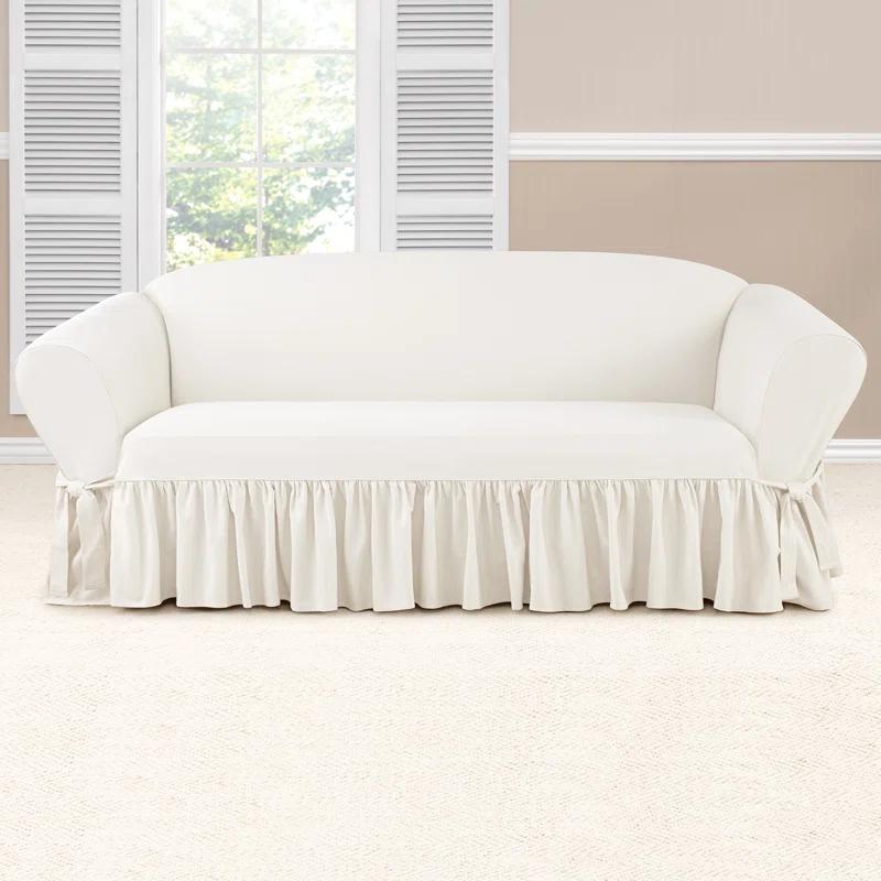 Cotton Box Cushion Sofa Slipcover