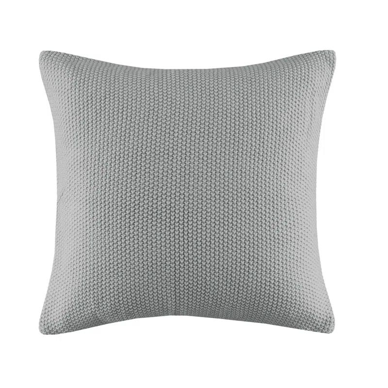 INK+IVY Tino Knit Square Euro Pillow Sham