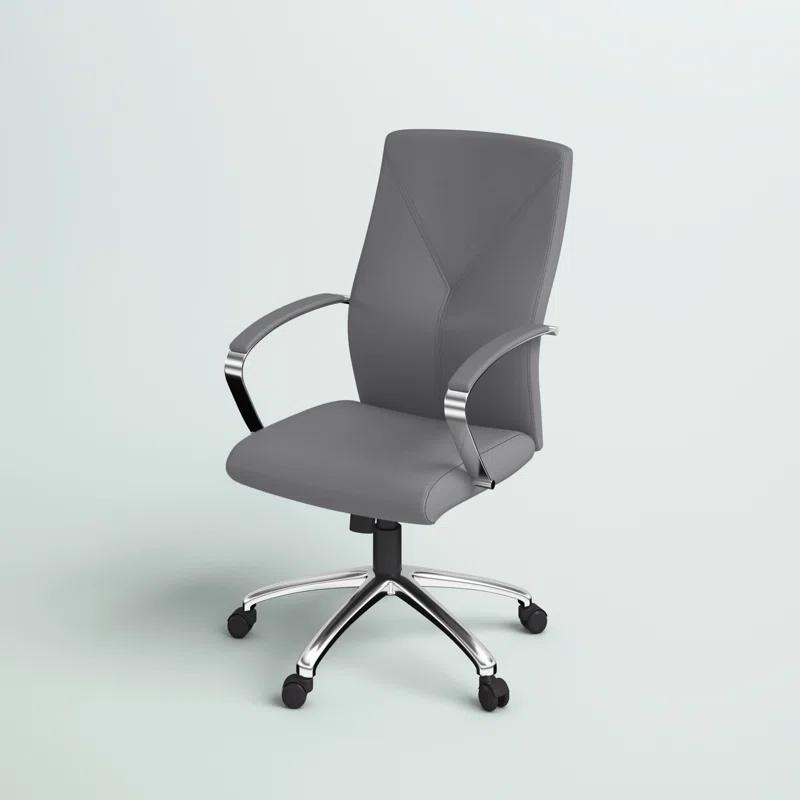 Boss Office Products Leather Conference Chair