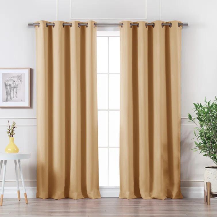 Best Home Fashion, Inc. Polyester Blackout Sliding Panel Pair (Set of 2)