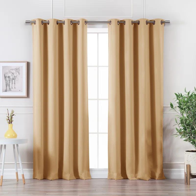Best Home Fashion, Inc. Polyester Blackout Sliding Panel Pair (Set of 2)