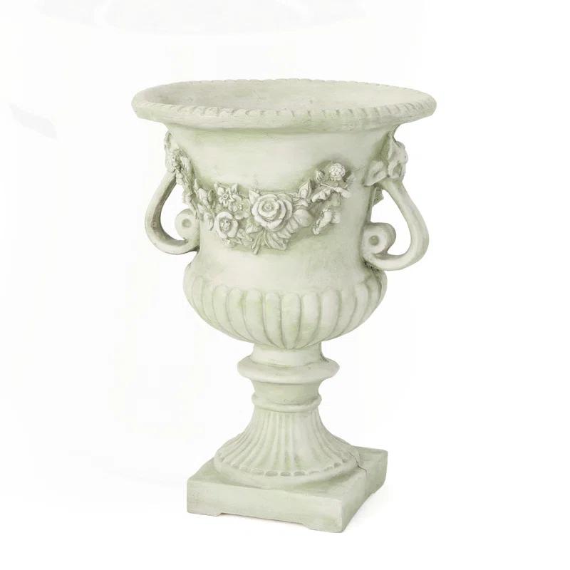 Fleur De Lis Living Exquisite Decorative Urn for Transforming Outdoor Spaces into Paradise