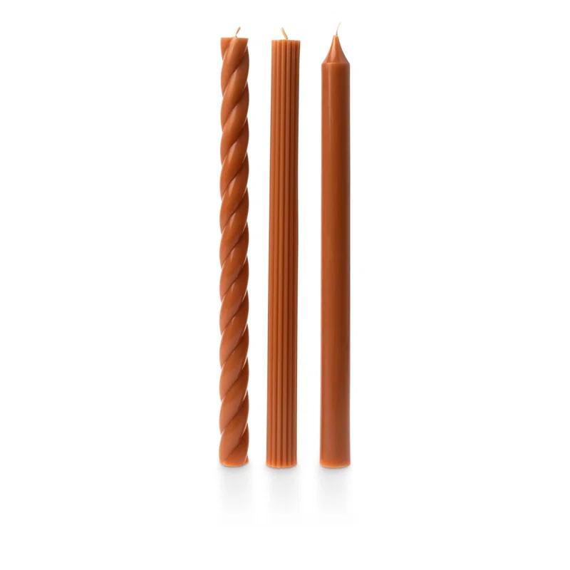 ILLUME Beautifully Done Unscented Assorted Candle Tapers 3-Pack