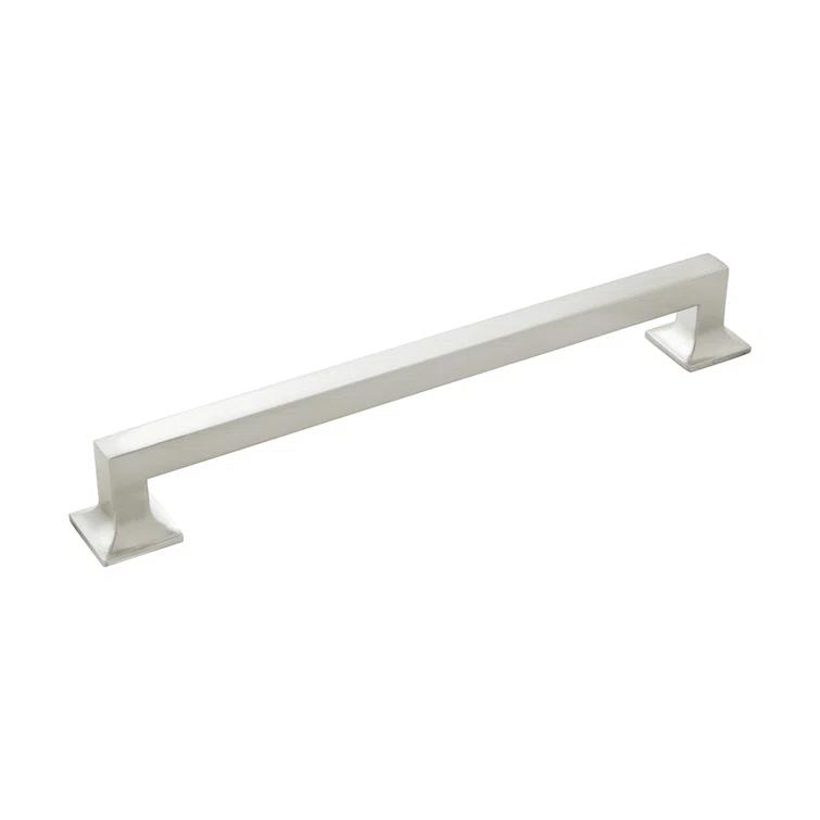 Hickory Hardware Studio Collection Appliance Pull - 13" Center to Center Cabinet Pull Satin Nickel - Transitional Hardware for Drawers & Cabinets