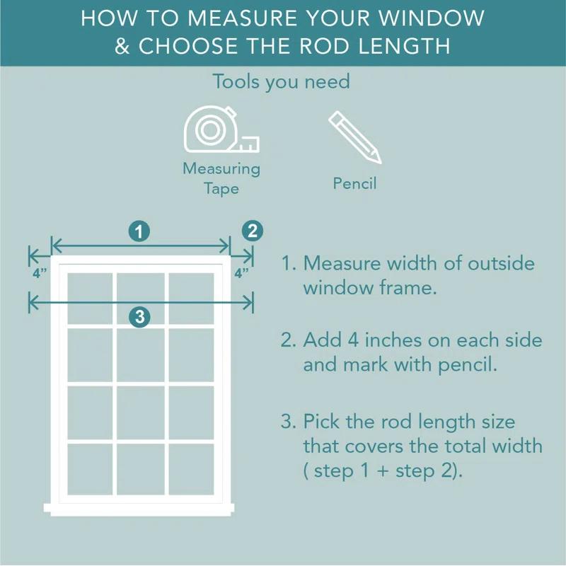 SnugSet Aiden Adjustable Single Curtain Rod