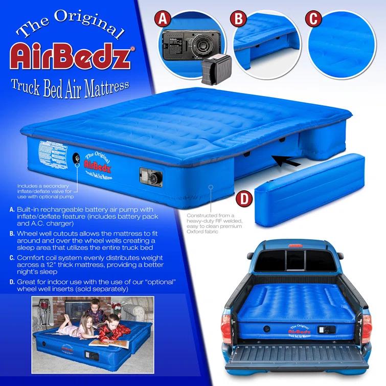 Pittman Outdoors Pittman Outdoors AirBedz Original Truck Bed Air Mattress Full, Short, and Long Truck Beds