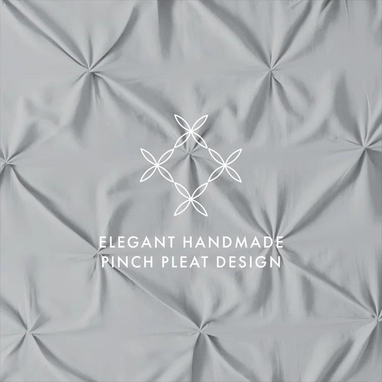 Becky Cameron Pinch Pleat Textured Duvet Cover Set
