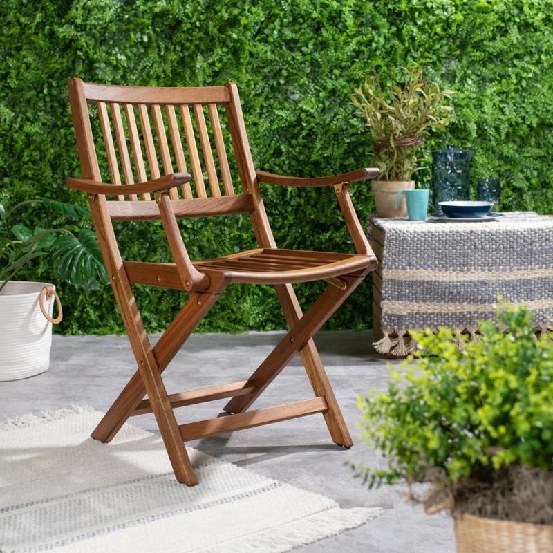 Eaglet Teak Outdoor Folding Dining Armchair