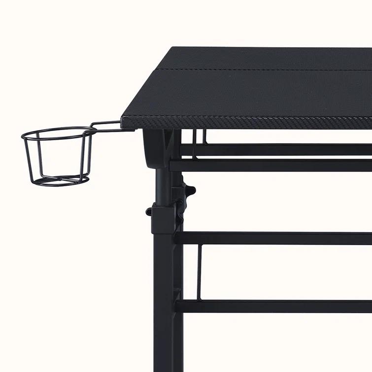 Wenty Techni Mobili Adjustable Metal Base Computer Desk