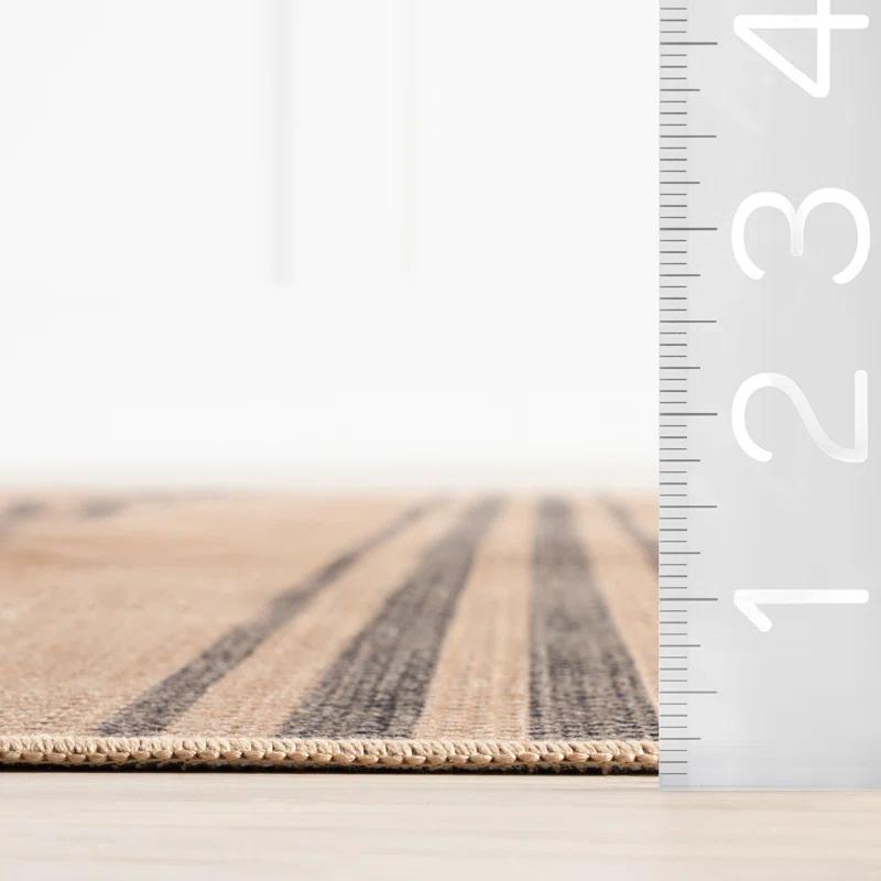 Foundry Select Dori SuperiorWash Tribal Easy-Jute Machine Washable Area Rug