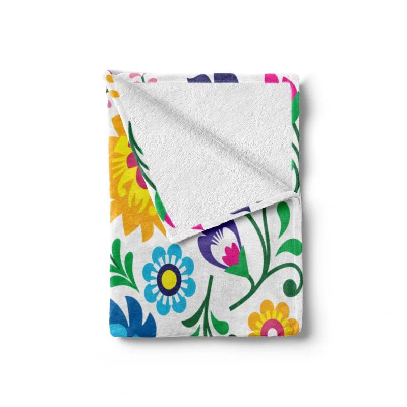 Ambesonne Hand Woven Throw Blanket