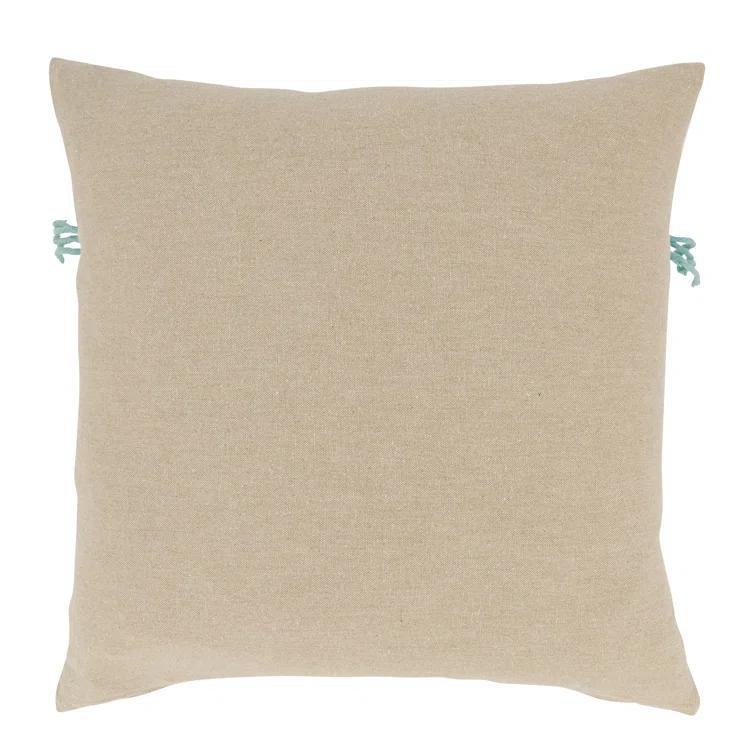 Saro Laguna Collection Cotton Throw Pillow