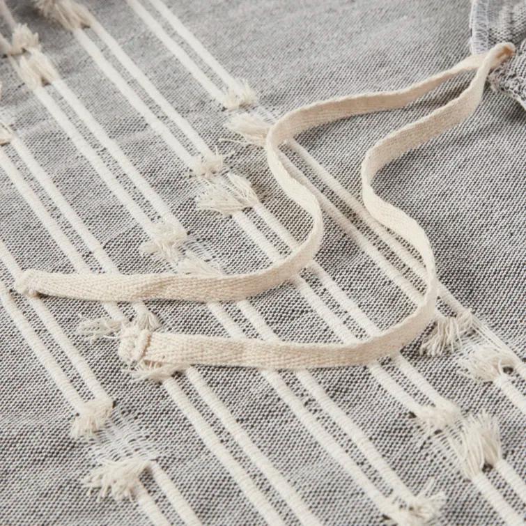 INK+IVY 3 Piece Cotton Jacquard Bedding Set