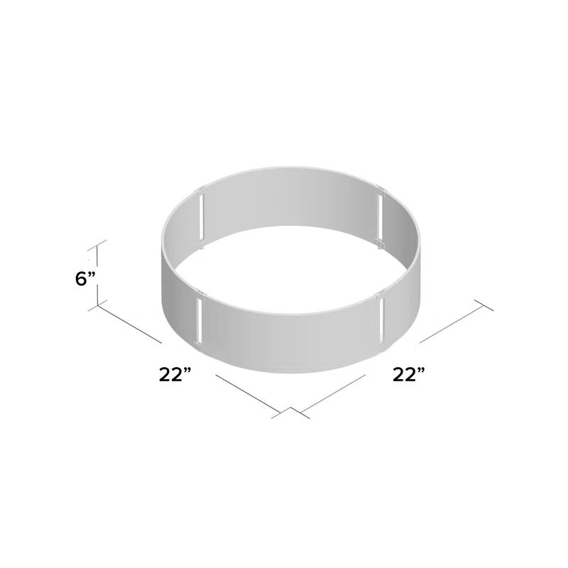AZ Patio Heaters 22'' Round Glass Fire Pit Accessory