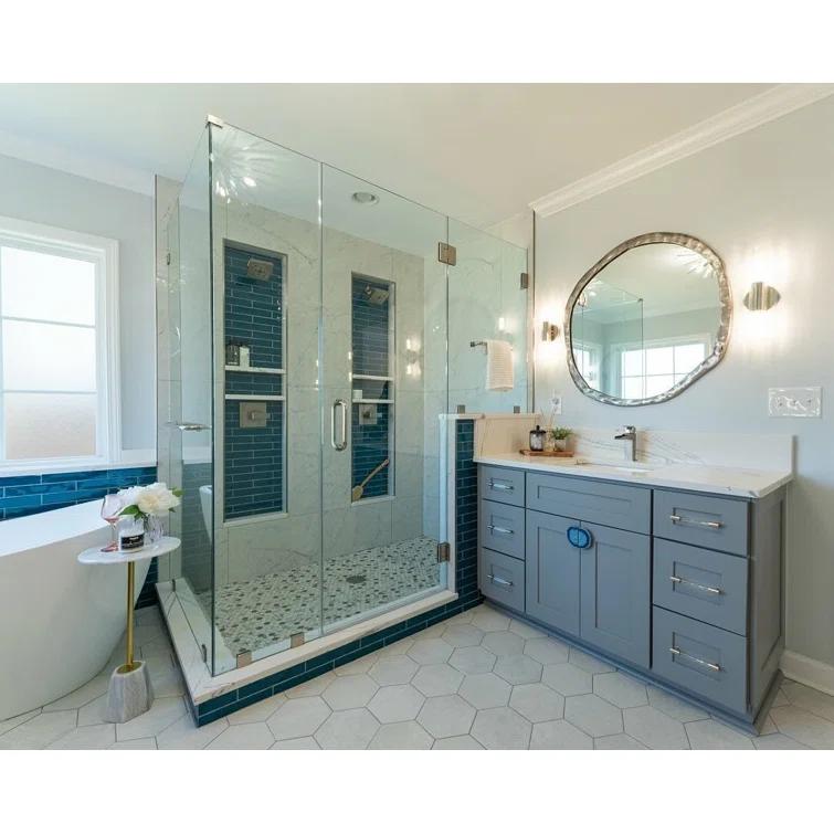 Bond Tile 24" x 47" Polished Marble Look Porcelain Floor and Wall Tile (15.5 Sq. Ft. / Case)