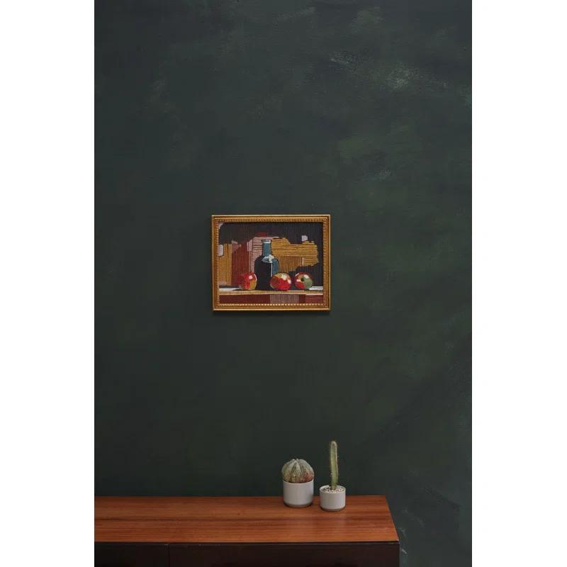 Framed On Natural Fibers Print