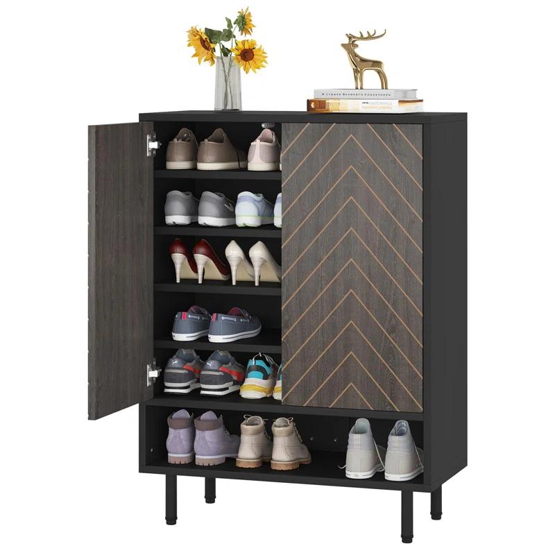 18 Pair Shoe Storage Cabinet