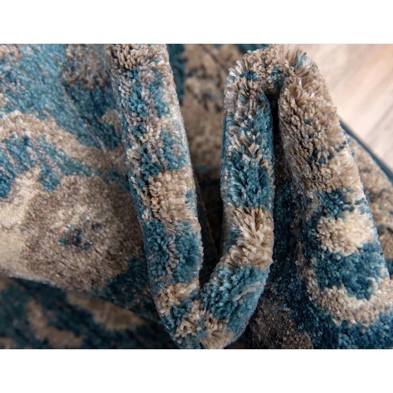 RugPal Linz Oriental Blue Area Rug