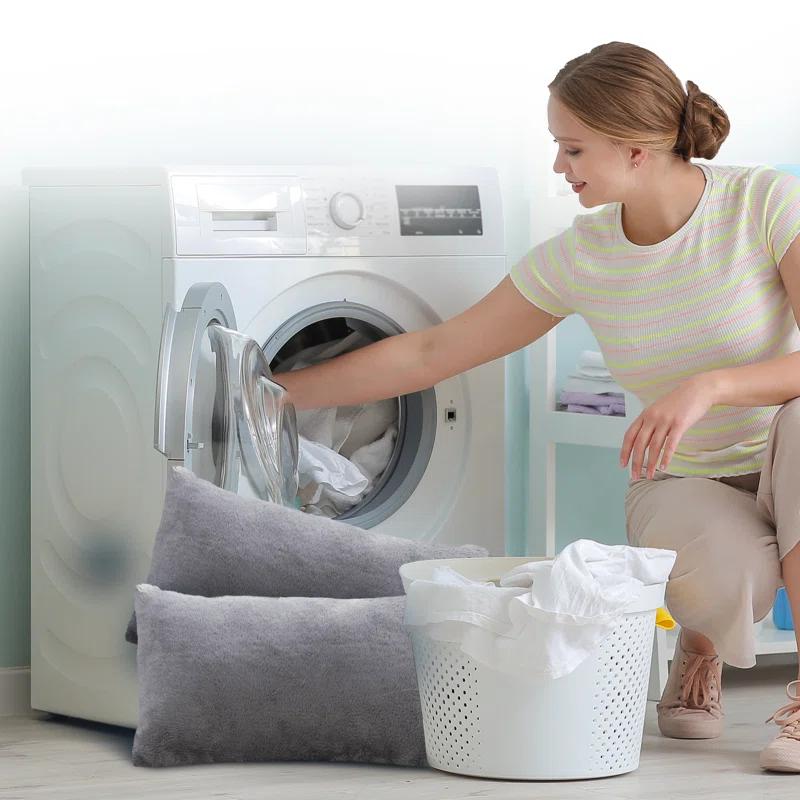 Cheer Collection Reversible Throw Pillow (Set of 2)