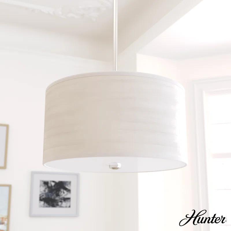 Hunter Fan Solhaven 2 - Light Shaded Drum Pendant