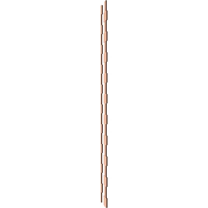 Ekena Millwork Midland Adjustable Wood Decorative Slat Wall Panel Kit