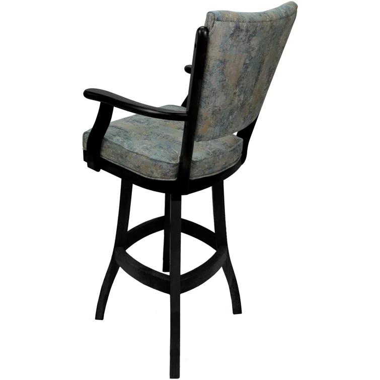 Red Barrel Studio® Irminger Classic Swivel Wood Extra Tall Stool 34" Seat