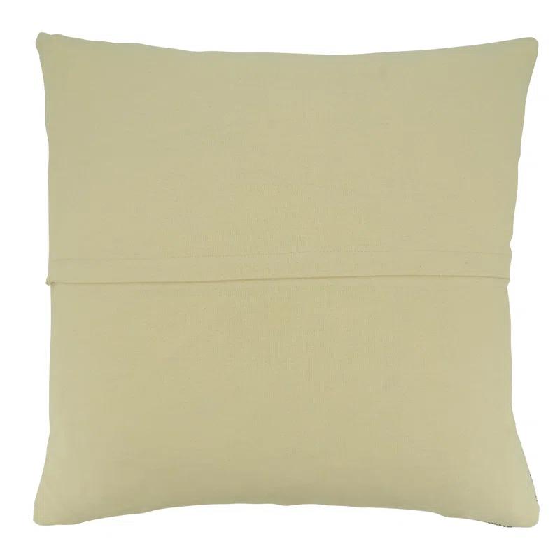 Striped Cotton Throw Pillow