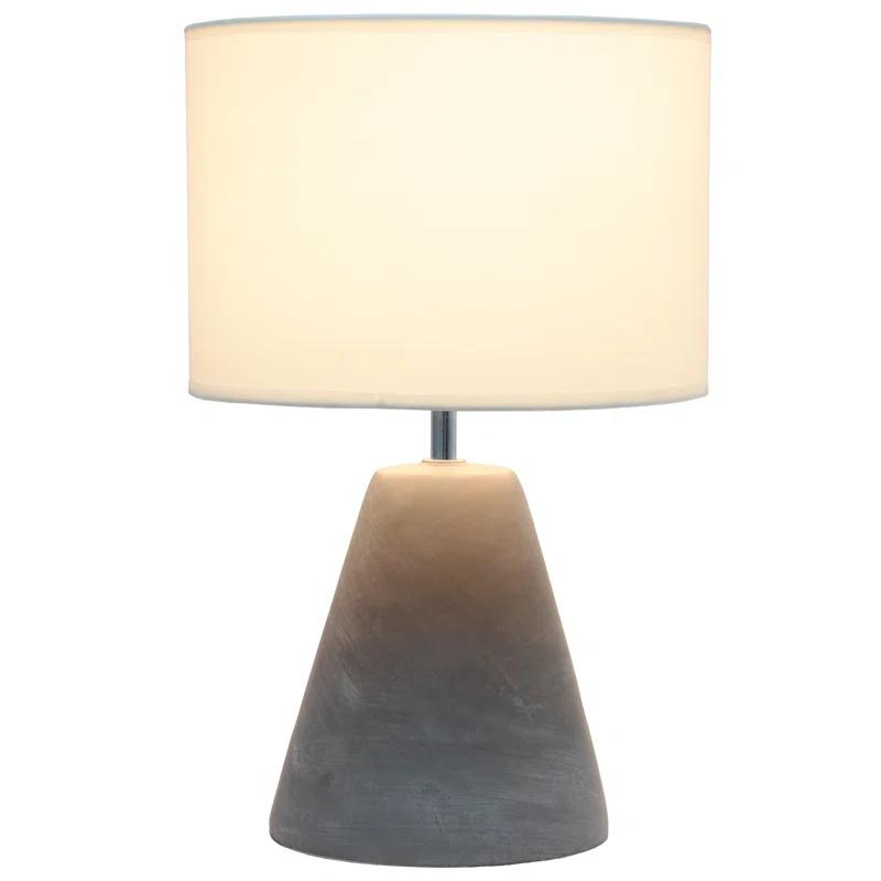 Union Rustic Amaresh Concrete Table Lamp