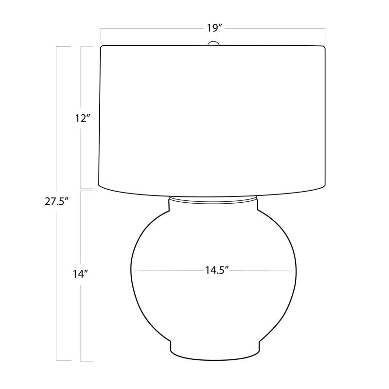 Regina Andrew Deacon Ceramic Table Lamp