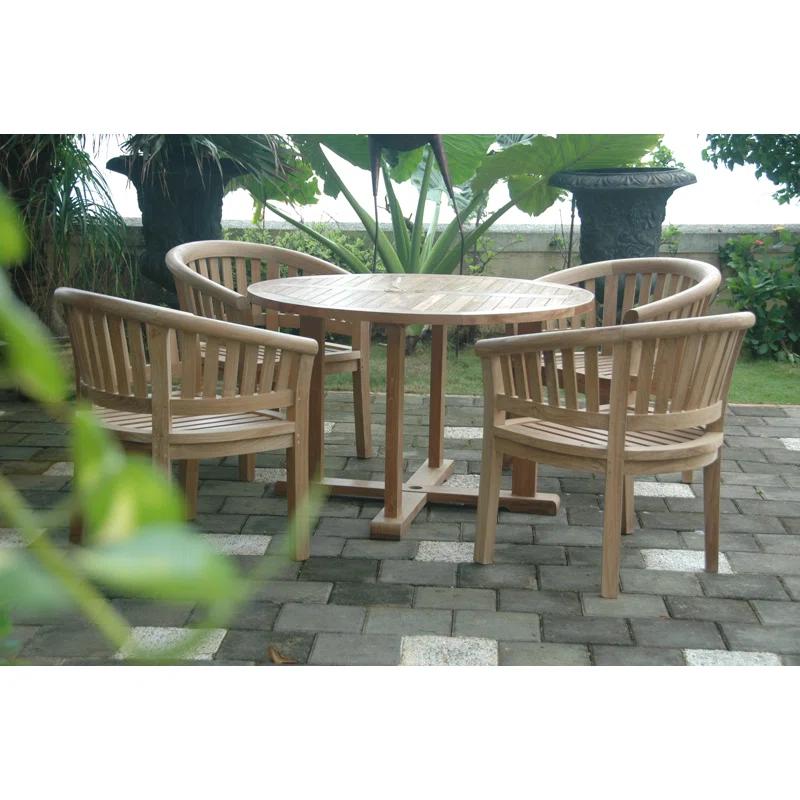 Anderson Teak Tosca 5 Piece Teak Dining Set