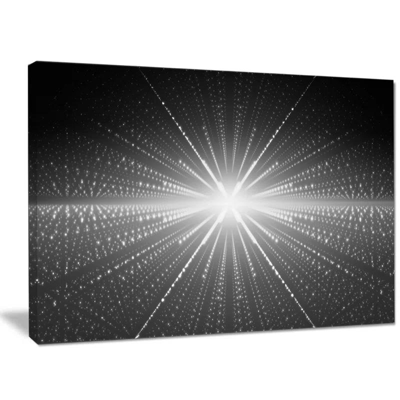 Design Art " Glowing Star In Cosmic Galaxy "