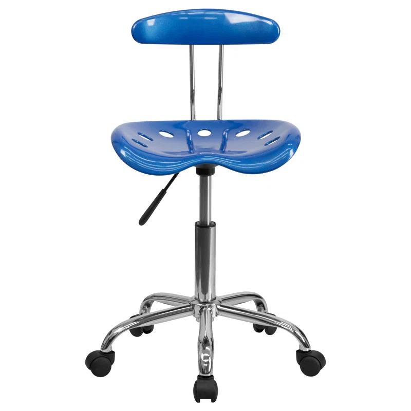 Flash Furniture Bonavant Adjustable Swivel Chair for Desk and Office with Tractor Seat