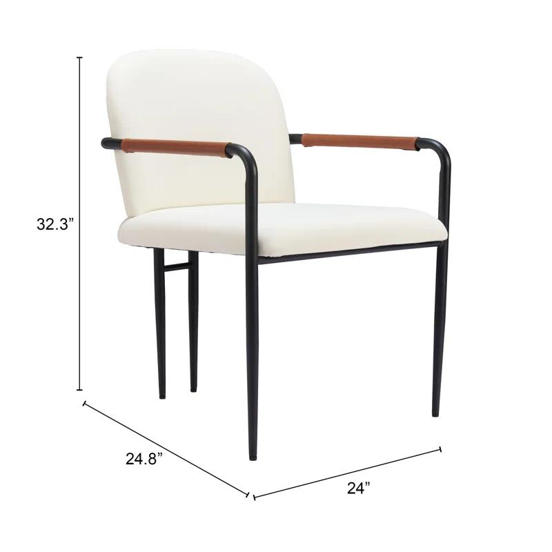 Zuo Hospitality Sibu Dining Chair Cream