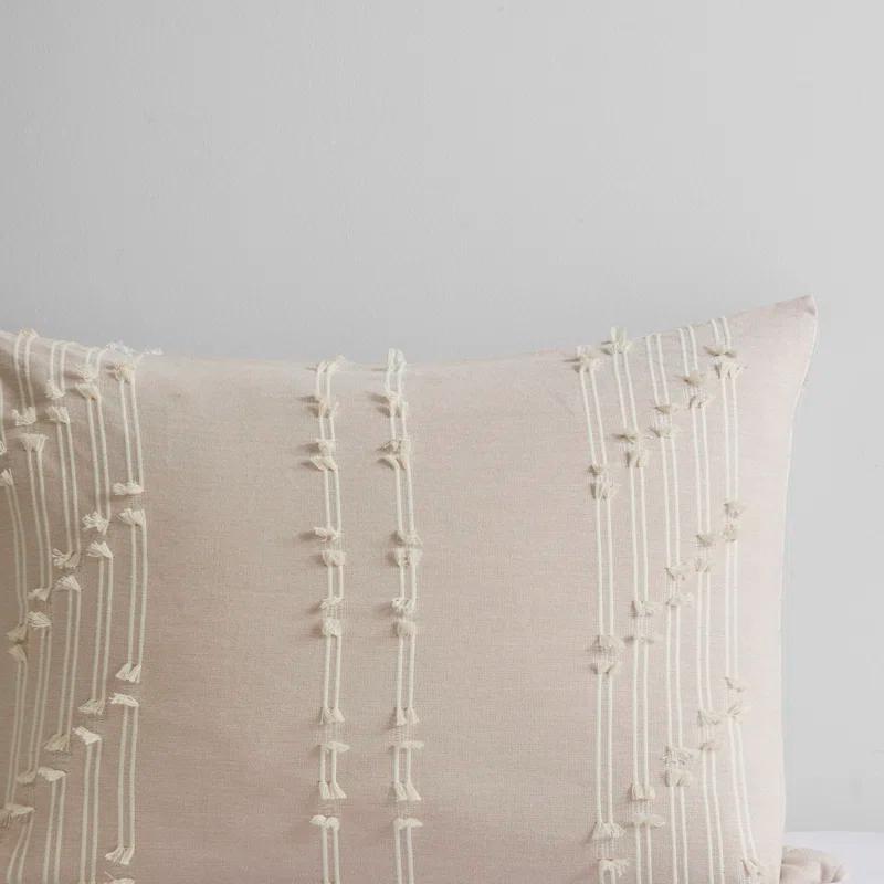 INK+IVY 3 Piece Cotton Jacquard Bedding Set