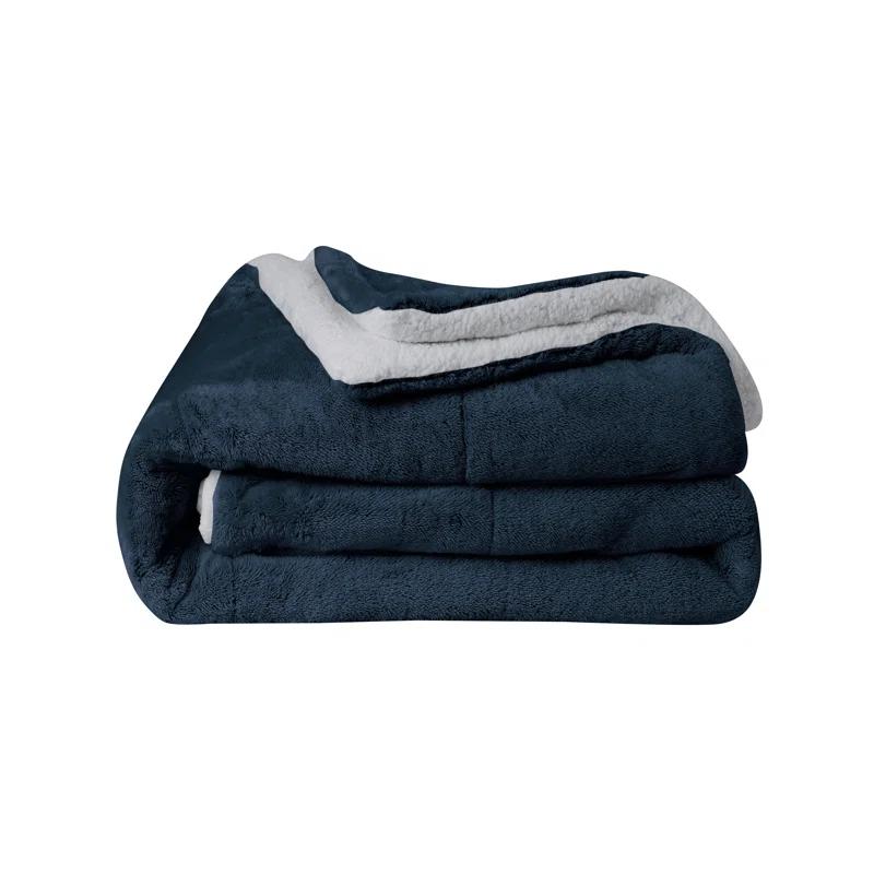 Ultra Plush Reversible Faux Fur and Sherpa 3-Piece Comforter Set