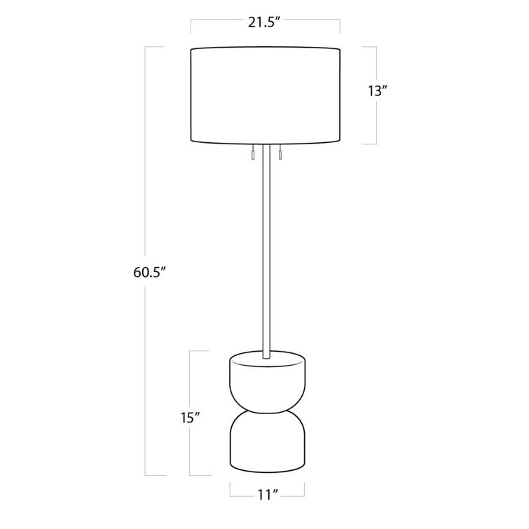 Regina Andrew Bruno Floor Lamp | Wayfair