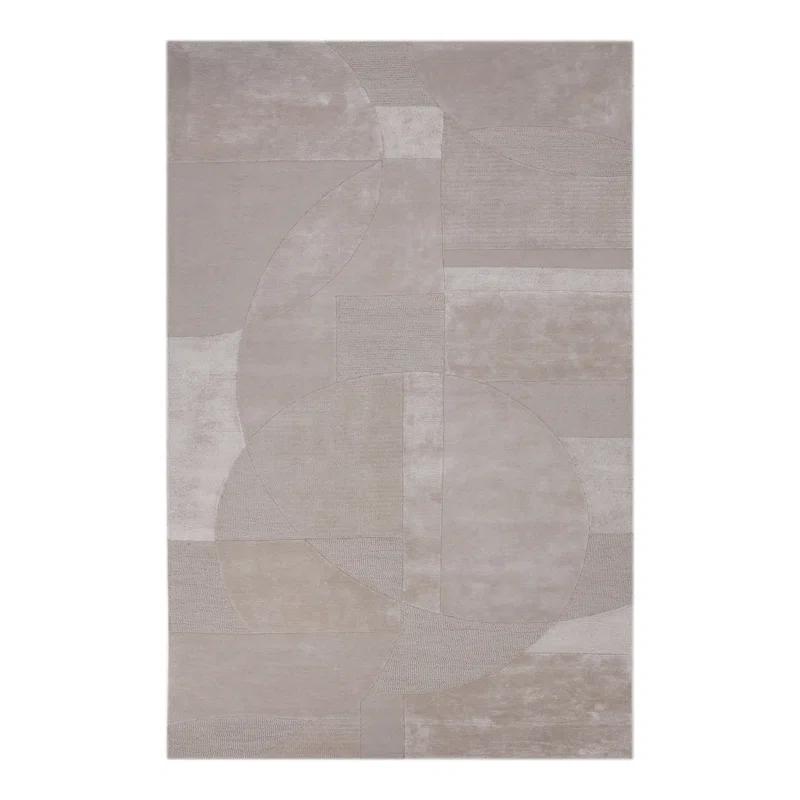 LOOMY Handmade Tufted Taupe Area Rug