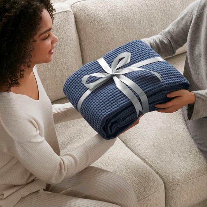 Waffle Weave Cotton Blanket
