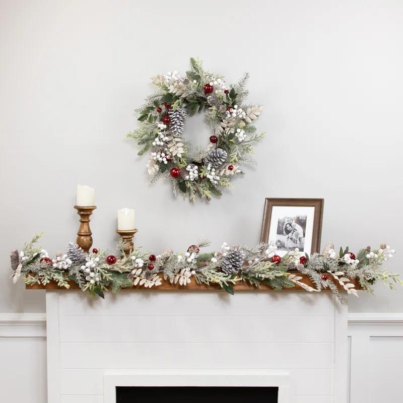 Northlight Seasonal Faux Berry 24'' Wreath