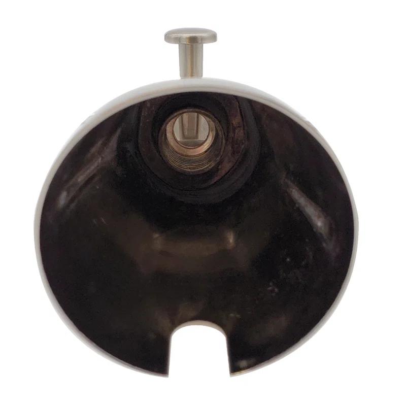 Westbrass 1-1/2" Coarse Thread Tip-Toe Bathtub Leg Drain with One-Hole Overflow D93-07