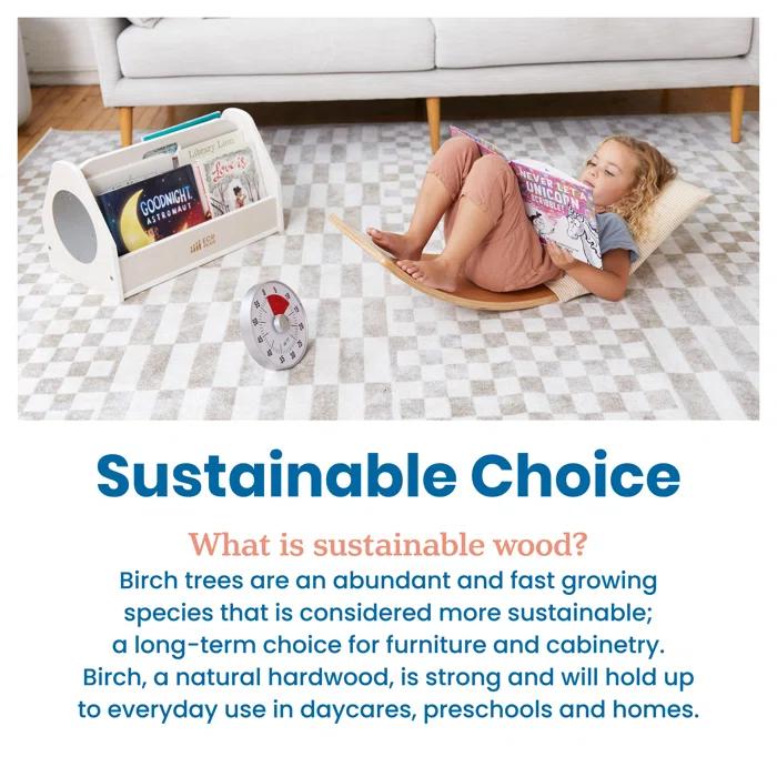 ECR4Kids ECR4Kids Double-Sided Book Caddy with Countdown Timer