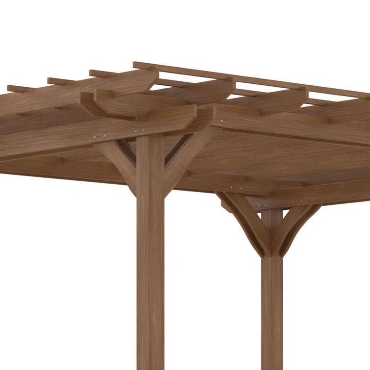 Outsunny Solid Wood Pergola