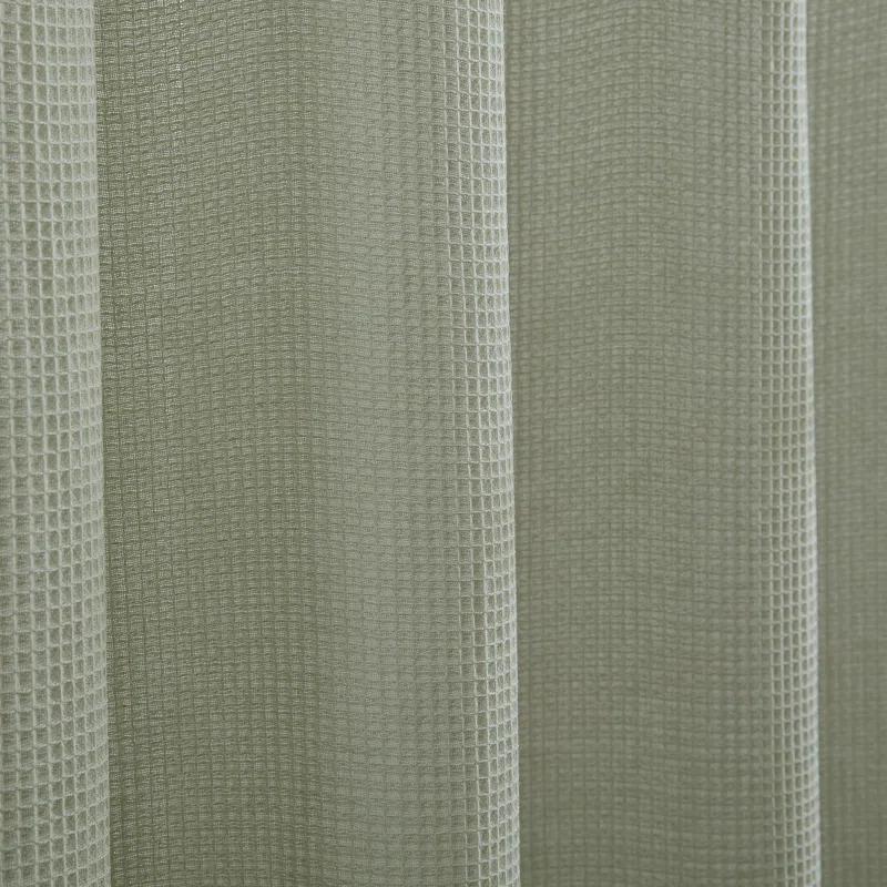 Kenneth Cole Kenneth Cole Solid Waffle Cotton Blend Shower Curtain