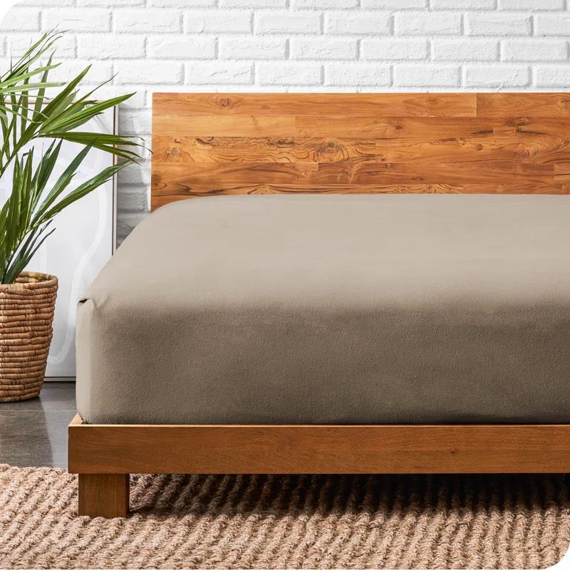 Bare Home Flannel Fitted Sheet