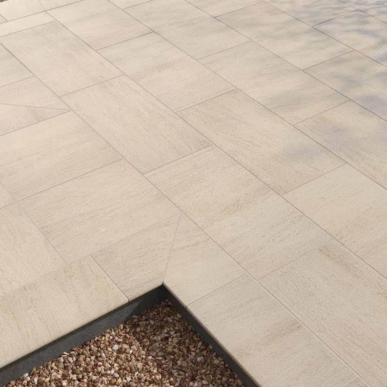 Ackland Westvale 24 in. x 24 in. x 0.79 in. Matte Porcelain Stone Look Paver (4 sq. ft./unit, 2 Pieces)