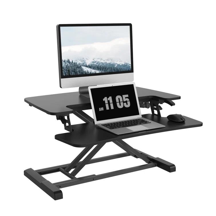 FlexiSpot Desk Converter with Removable Keyboard Tray