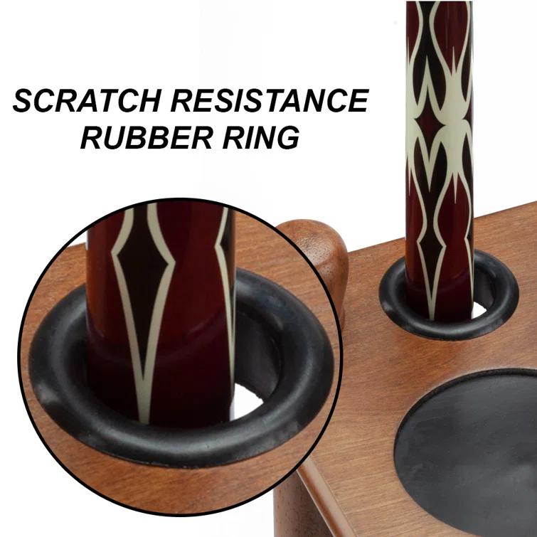 GSE Games & Sports Expert 8 Billiard Pool Cue Stick Corner Rack with Score Counter