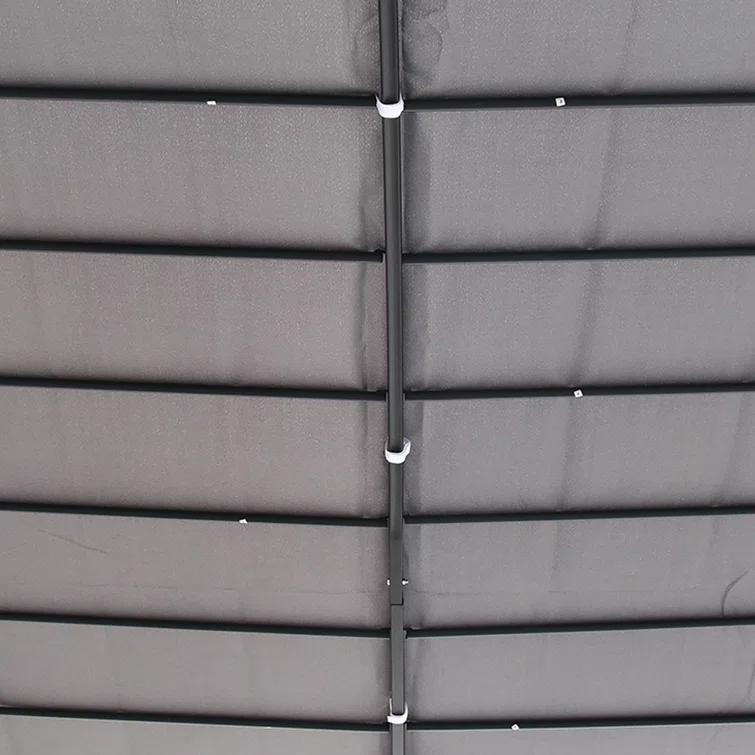 Outsunny Outsunny 10' x 10' Steel Outdoor Pergola Gazebo, Patio Canopy with Weather-Resistant Fabric and Drainage Holes