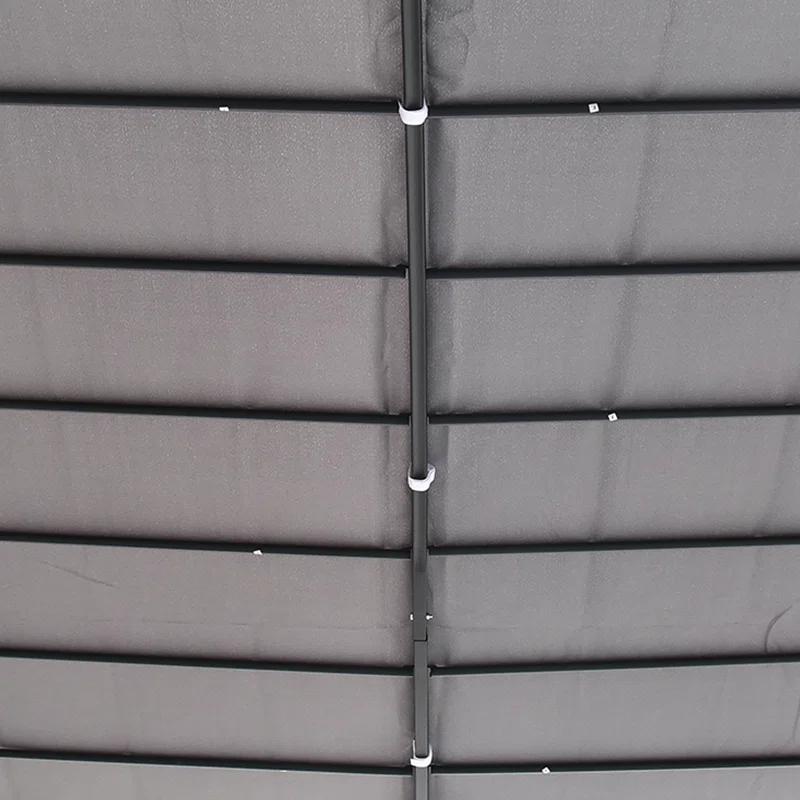 Outsunny Outsunny 10' x 10' Steel Outdoor Pergola Gazebo, Patio Canopy with Weather-Resistant Fabric and Drainage Holes