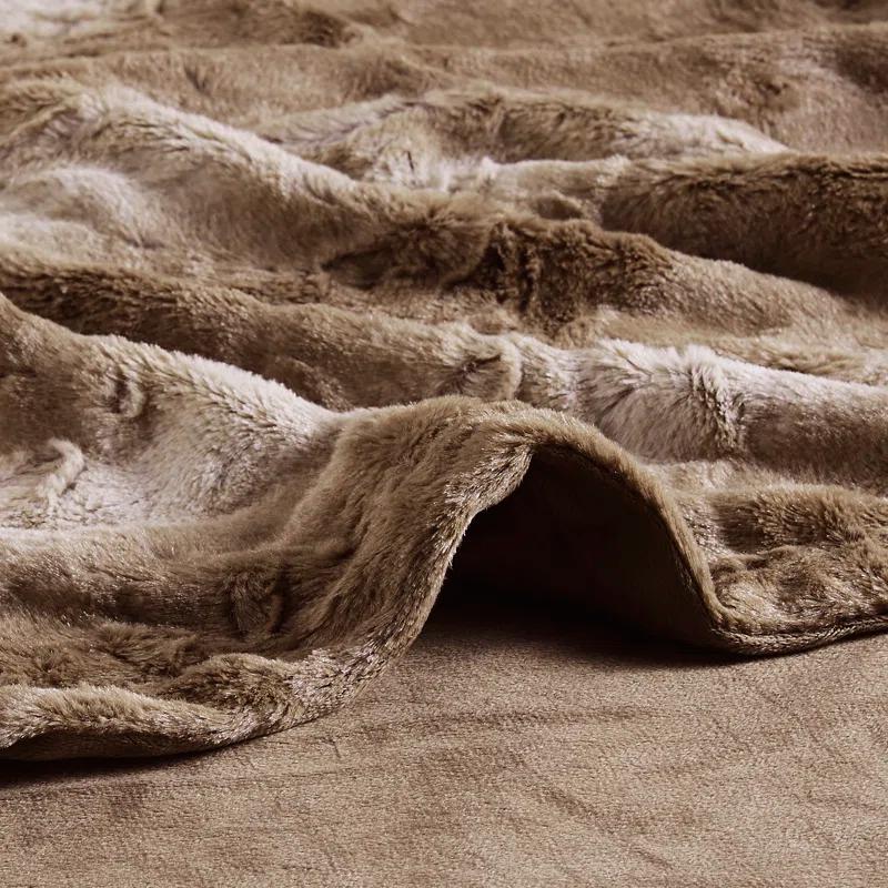 Madison Park Zuri Oversized Faux Fur Throw